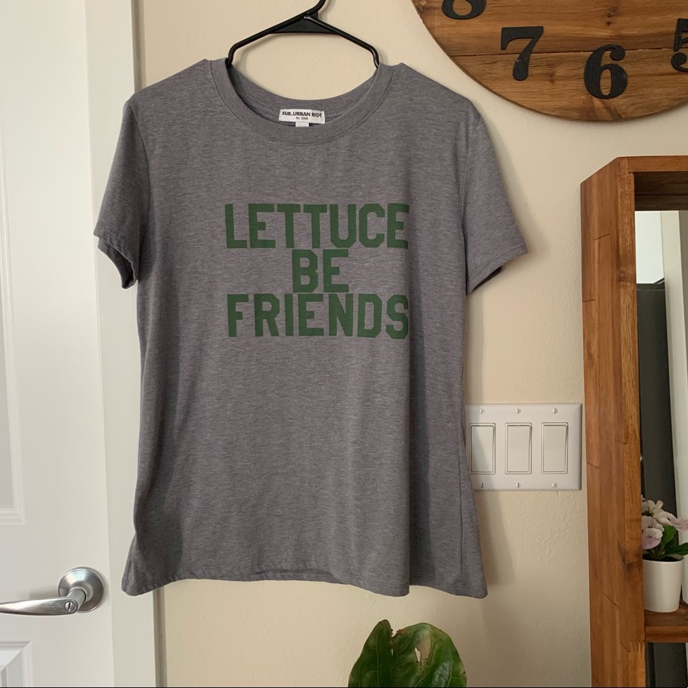 Sub Urban Riot Lettuce Be Friends shirt - size M